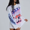 Off-Side Airbrush Airtex Oversize-T-Shirt