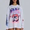 Off-Side Airbrush Airtex Oversize-T-Shirt