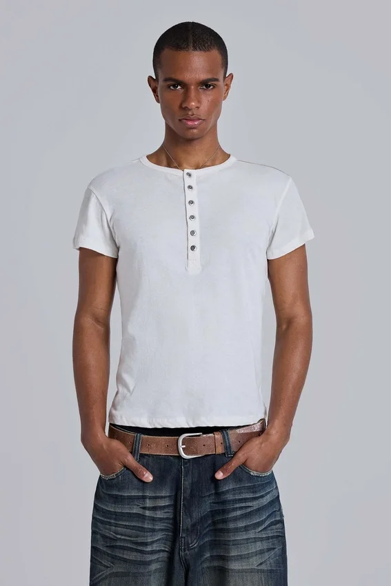 Off-White Haze Henley-T-Shirt