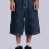 Ollie-Jorts mit Nadelstreifen