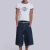 Ollie-Jorts mit Nadelstreifen