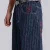Ollie-Jorts mit Nadelstreifen