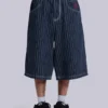 Ollie-Jorts mit Nadelstreifen