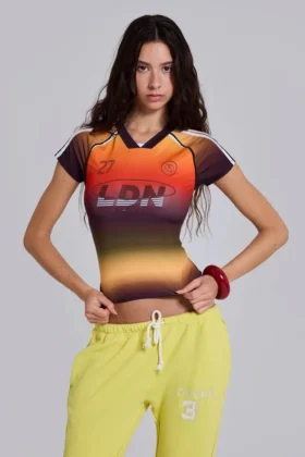 Ombre Nr. 13 Fußball-Baby-T-Shirt