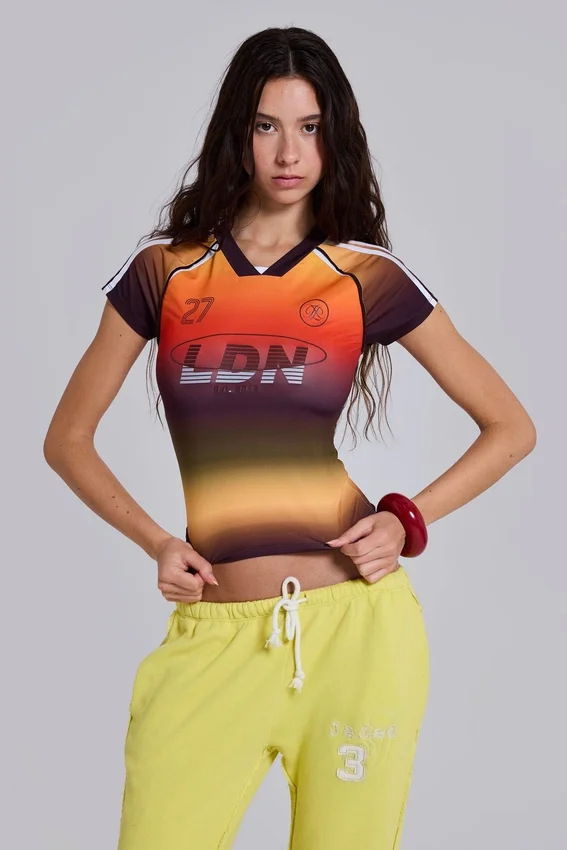 Ombre Nr. 13 Fußball-Baby-T-Shirt
