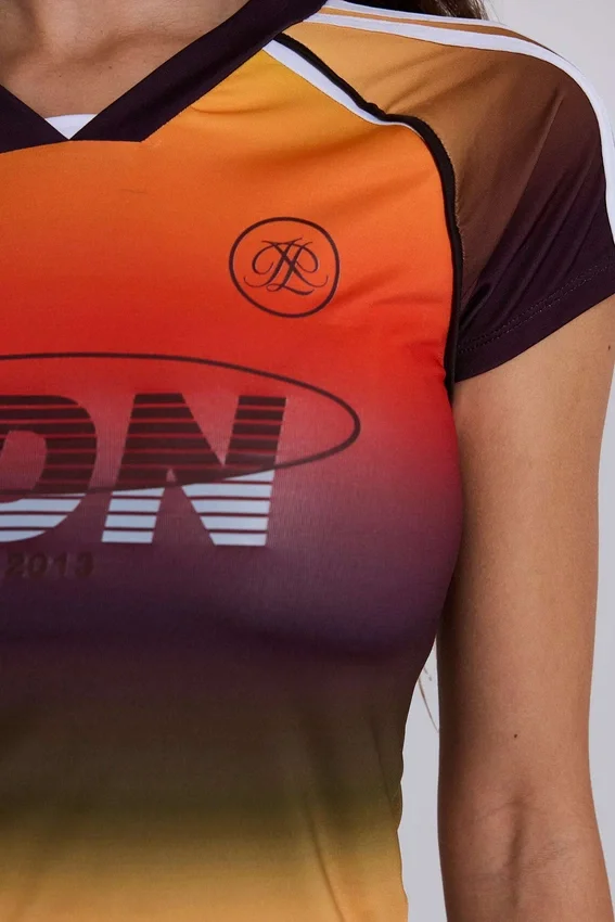 Ombre Nr. 13 Fußball-Baby-T-Shirt