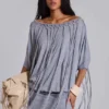 Ophidian-Jersey-Minikleid mit Fransen