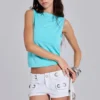 Oriel Cargo-Minishorts mit Ösen in Weiß