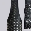 Osmium-Gürtel mit Nieten in Schwarz