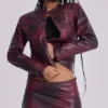 Oxblood Piston-Jacke