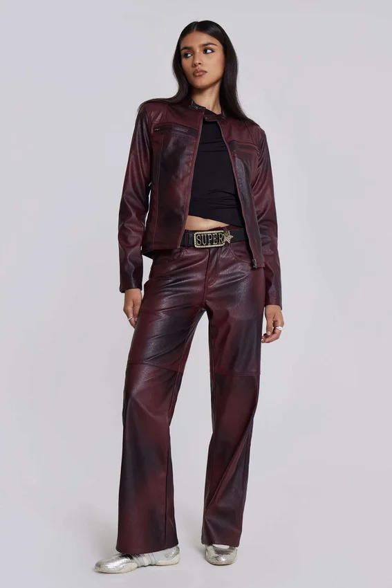 Oxblood Piston-Jacke