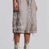 Parachute-Shorts in Stone-Oil-Wash