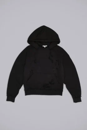 Pullover „Bitten“ Hoodie in Schwarz