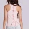 Ramona Burnout-Oberteil in Rosa