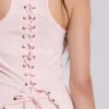 Ramona Burnout-Oberteil in Rosa