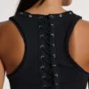 Ramona Burnout-Weste in Schwarz