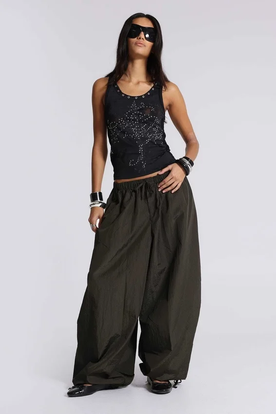 Ramona Burnout-Weste in Schwarz
