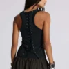 Ramona Burnout-Weste in Schwarz
