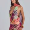 Rückenfreies Minikleid „Kalmia“
