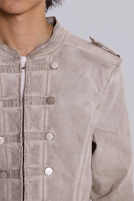 „Rebel Military“-Jacke in Lehm