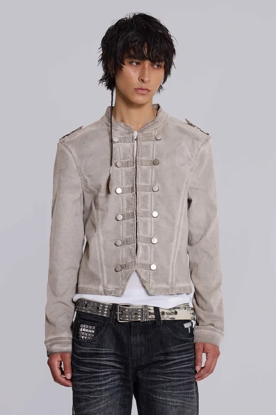 „Rebel Military“-Jacke in Lehm