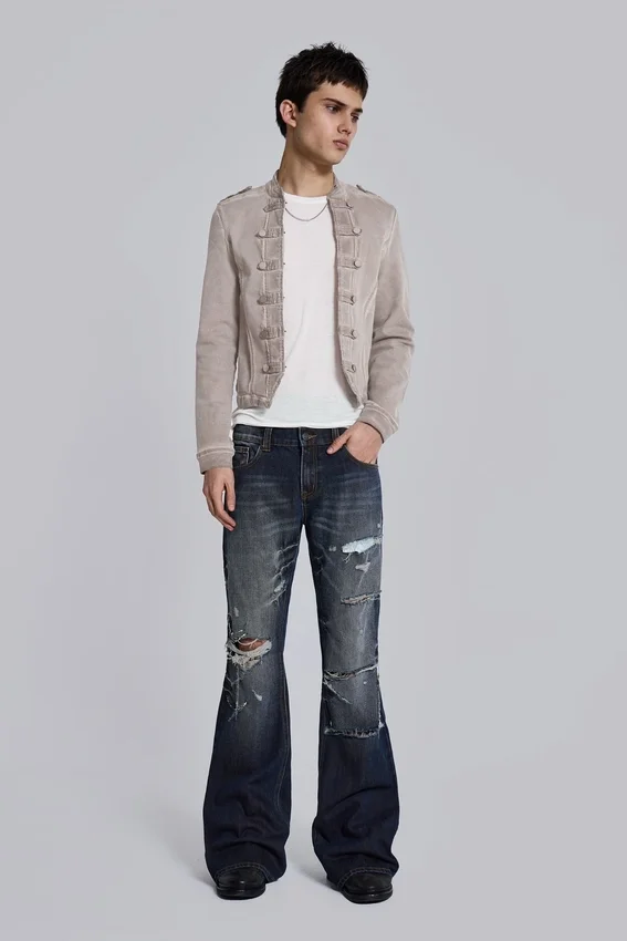 „Rebel Military“-Jacke in Lehm