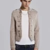 „Rebel Military“-Jacke in Lehm