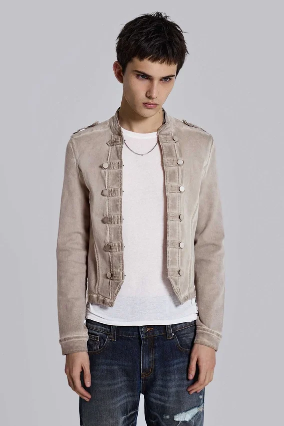 „Rebel Military“-Jacke in Lehm