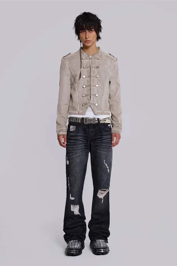 „Rebel Military“-Jacke in Lehm