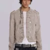 „Rebel Military“-Jacke in Lehm
