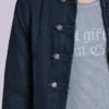 Rebel-Militärjacke in gewaschenem Schwarz