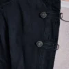 Rebel-Militärjacke in gewaschenem Schwarz