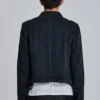 Rebel-Militärjacke in gewaschenem Schwarz