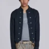 Rebel-Militärjacke in gewaschenem Schwarz