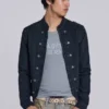 Rebel-Militärjacke in gewaschenem Schwarz