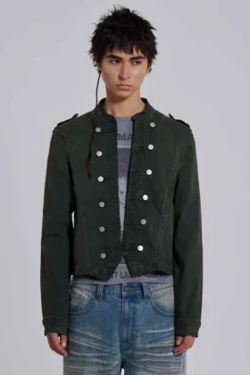 „Rebel“ Militärjacke in Khaki