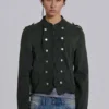 „Rebel“ Militärjacke in Khaki