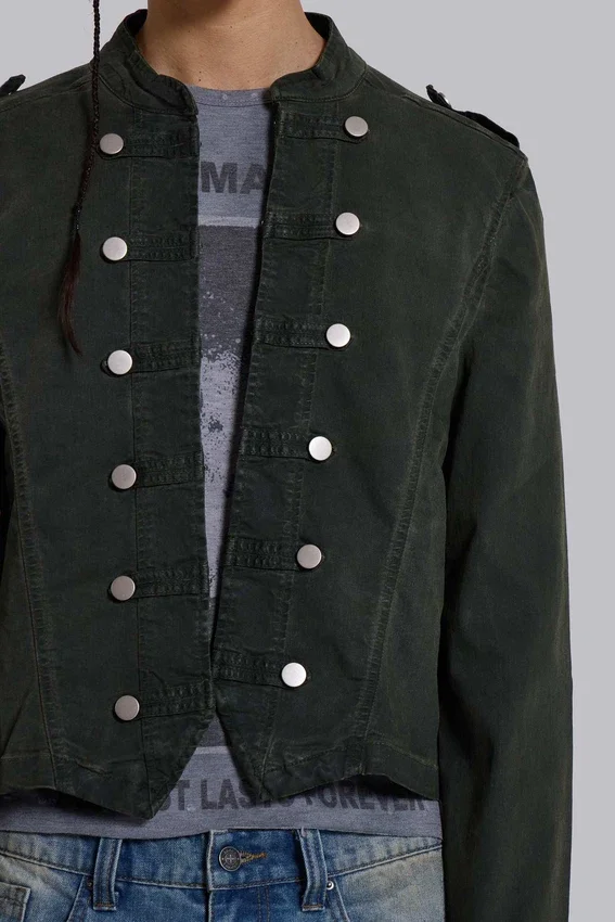 „Rebel“ Militärjacke in Khaki