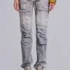 Rider-Jeans mit niedriger Leibhöhe und geradem Bein in der Farbe „Painter“