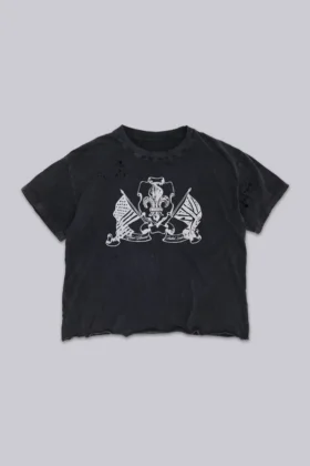 Rock Revival „Distressed National“ Cropped-T-Shirt