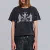 Rock Revival „Distressed National“ Cropped-T-Shirt