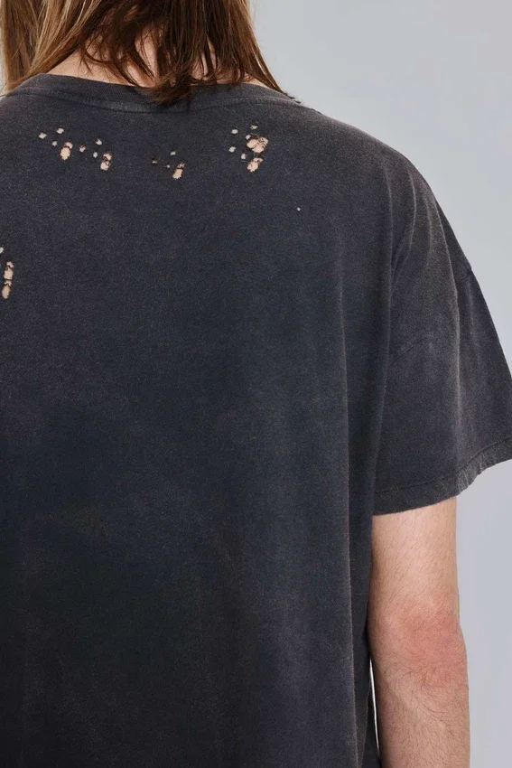 Rock Revival „Distressed National“ Cropped-T-Shirt