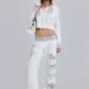 Rock Revival Hoodie mit Grafik und Nieten