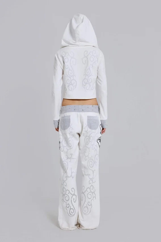 Rock Revival Hoodie mit Grafik und Nieten