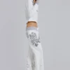 Rock Revival Hoodie mit Grafik und Nieten