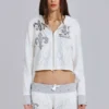 Rock Revival Hoodie mit Grafik und Nieten