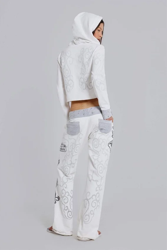Rock Revival Hoodie mit Grafik und Nieten