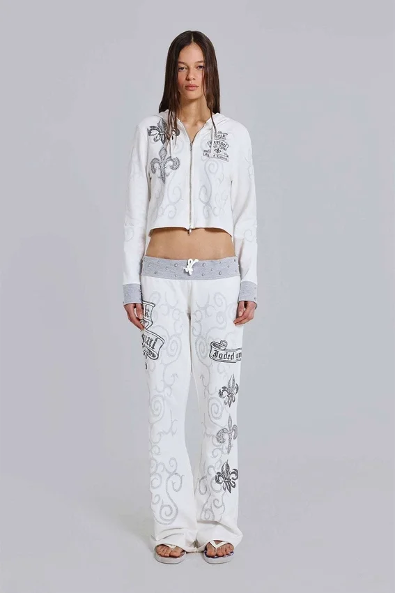 Rock Revival Hoodie mit Grafik und Nieten