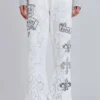 Rock Revival Jogginghose mit Grafik und Nieten