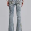 Rock Revival „Madison“ Bootcut-Jeans mit Verzierungen